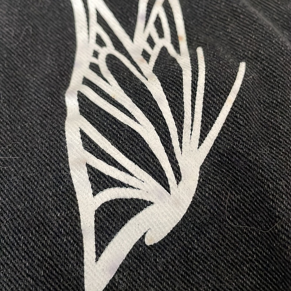 Black denim jeans with butterflies - Picture 3 of 7